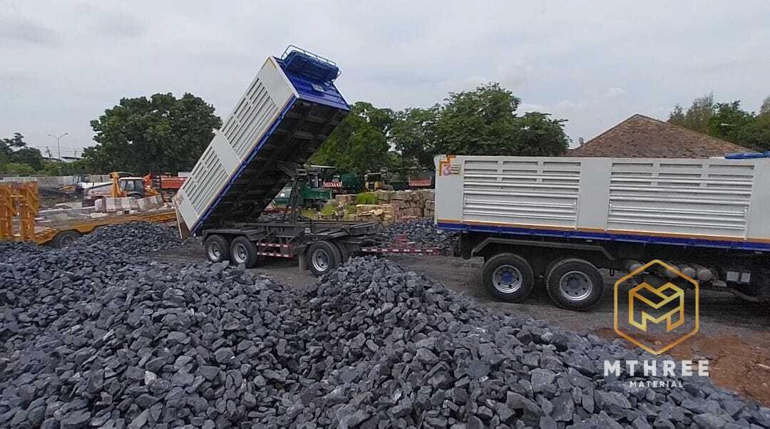 ส่งหิน 3/5 หินรางรถไฟ 700  ตัน