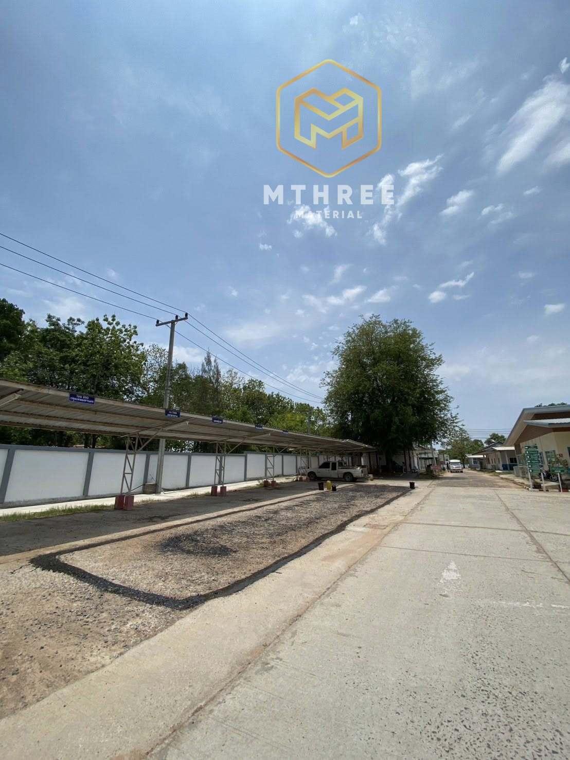 งานปูยางมะตอยทับพื้นคอนกรีต